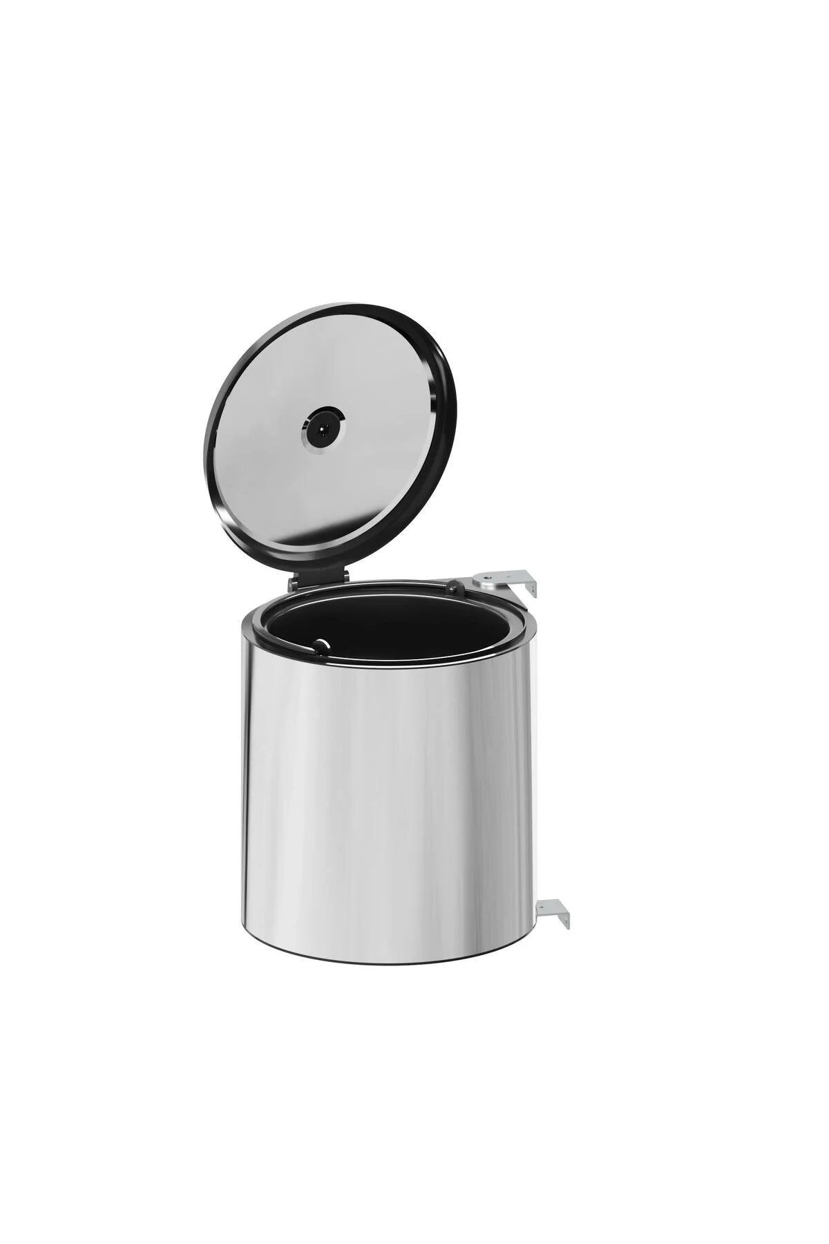 2251 Çöp Kovası Paslanmaz 10lt Krom s-2251-ss