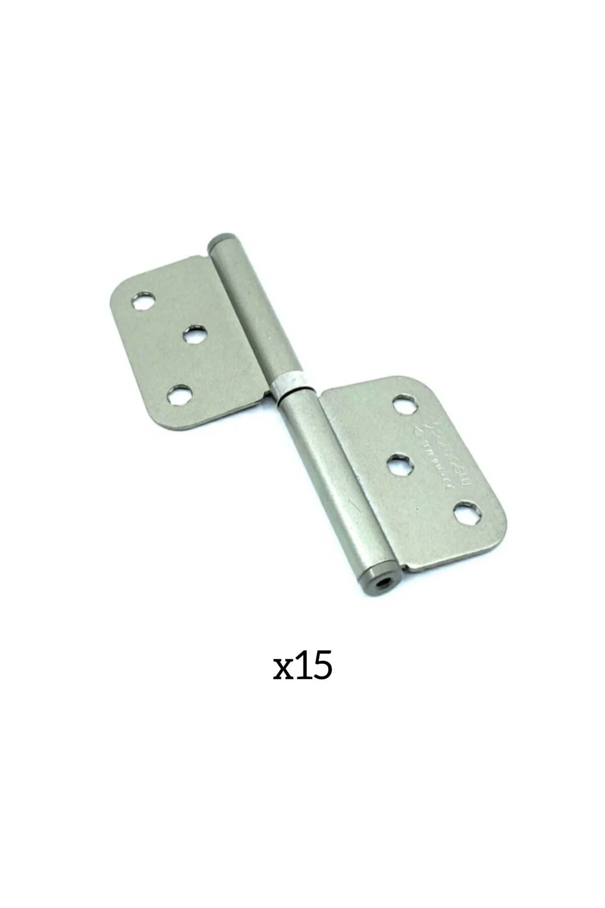 Sofuoğlu Menteşe 12cm Metal Yönsüz 2mm Kapı Menteşesi Saten (15 ADET)